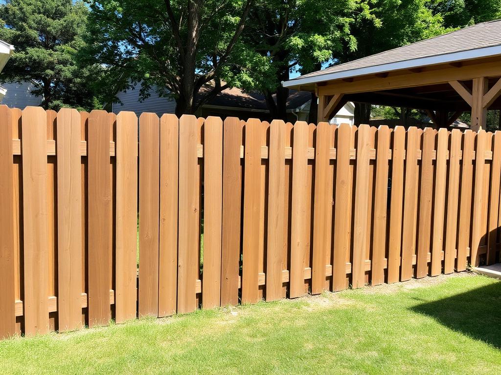 Wooden Boundary Fence
